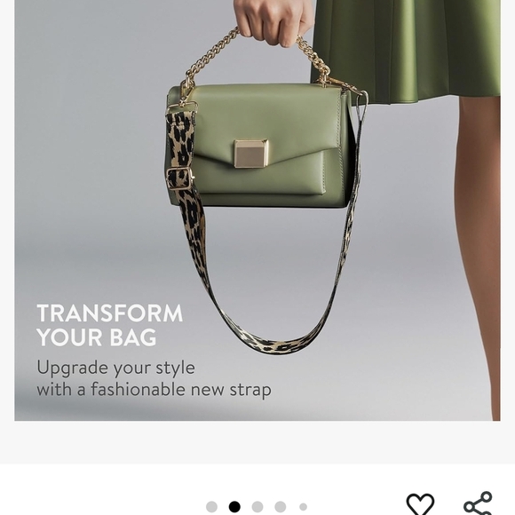 Adjustable Navy Blue Canvas Bag Strap with Gold Hardware - Picture 5 of 8